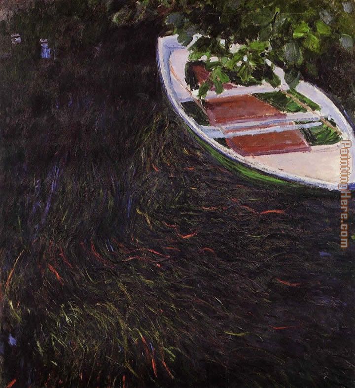 The Row Boat painting - Claude Monet The Row Boat art painting